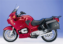 2004 BMW R1150RT red stock image